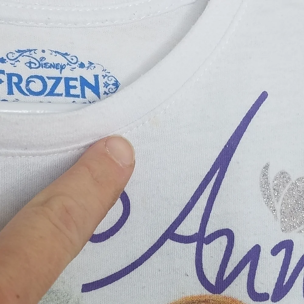 Disney Frozen Anna Elsa Shirt S 4